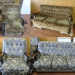 レトロソファの張替え